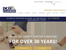 Tablet Screenshot of dcoflooring.net